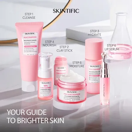 [SKINTIFIC AUTHORIZED] 6IN1 SKINCARE SET Brightening Packet Advanced Glowing set Skincare paket