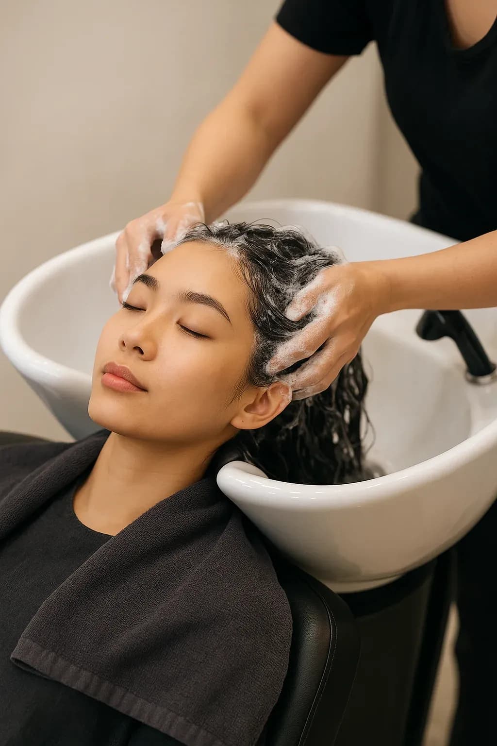 Cuci Rambut Biasa